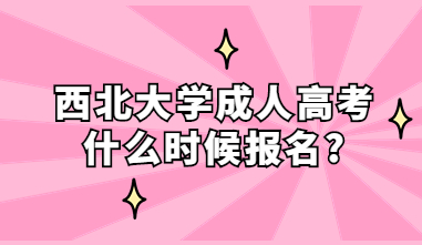 西北大学成人高考
